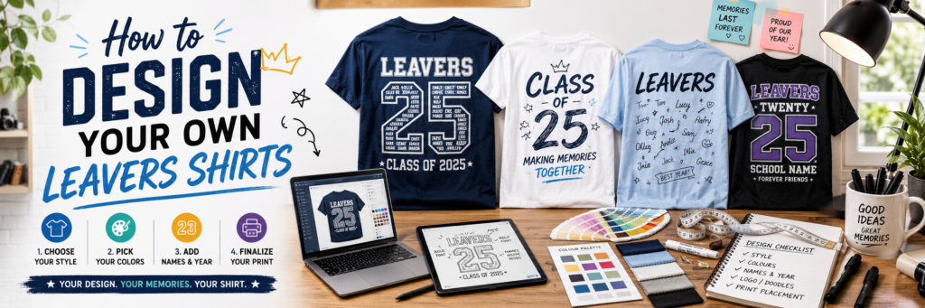How to design your own leavers shirts