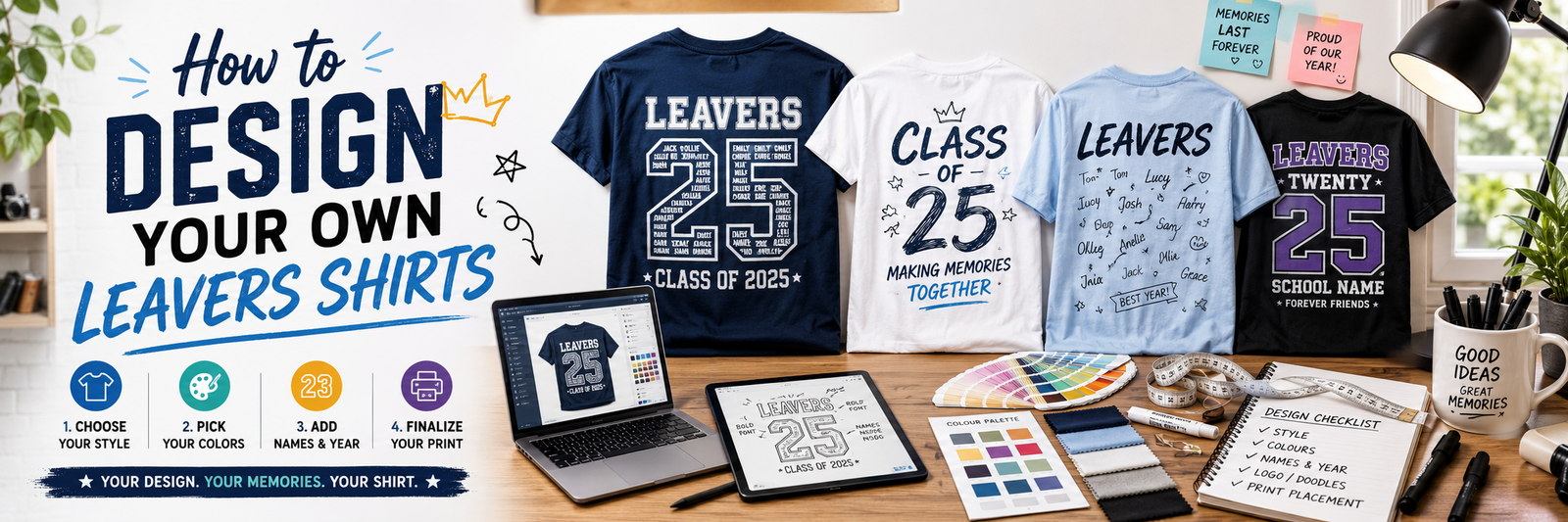 How to design your own leavers shirts