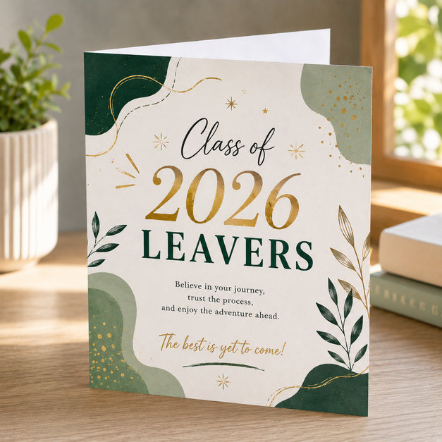 Leavers card 32