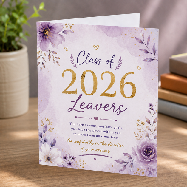 Leavers card 33