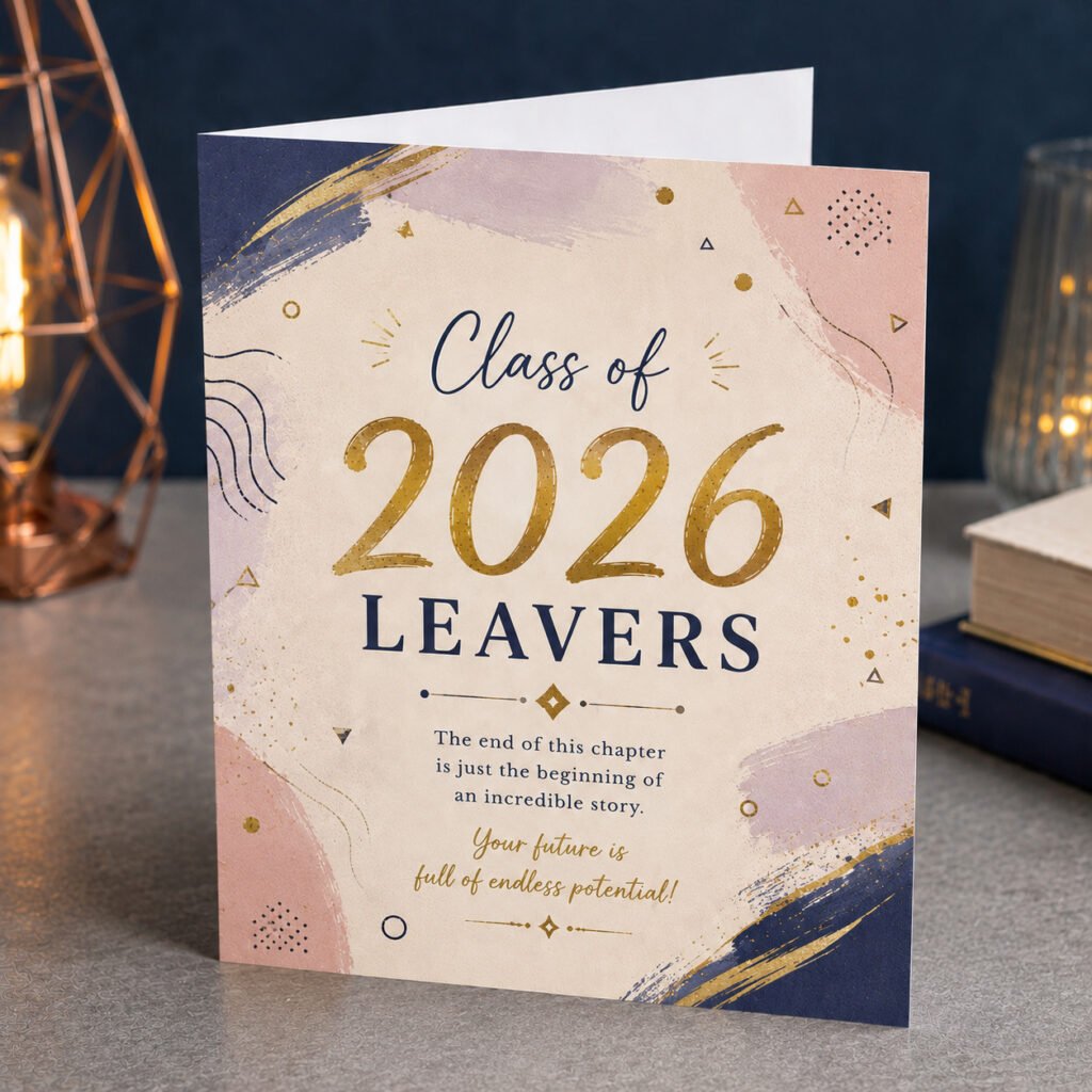 Leavers card 38