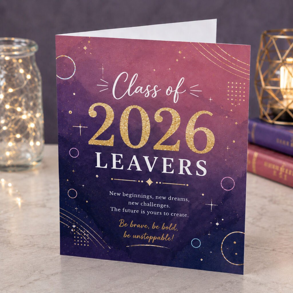 Leavers card 40