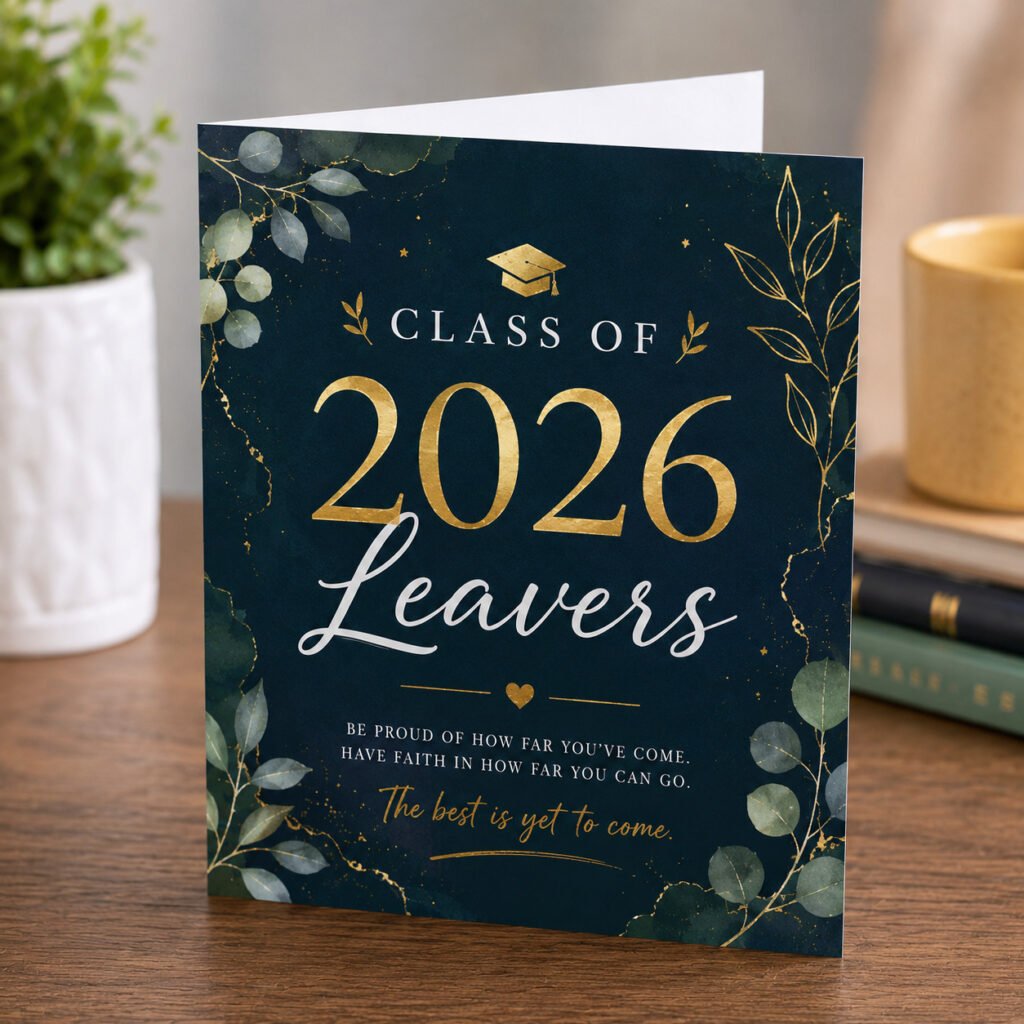 Leavers card 6