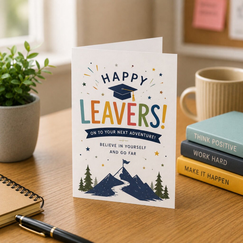 Leavers card 8