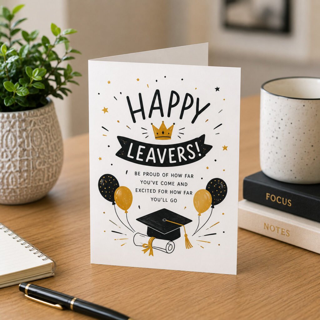 Leavers card 9